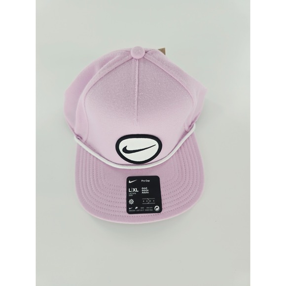 Nike Pro Golf Hat Men's L/XL Pink Adjustable Snapback‎ Dri-Fit HF7482-676 - Picture 3 of 7